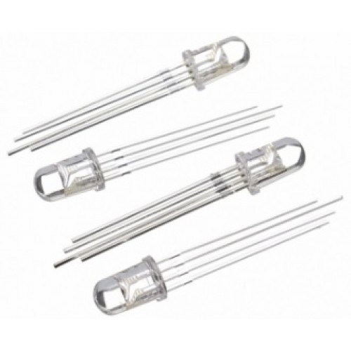 Assortiment LED's - 20 stuks RGB LED 5 mm (Common Cathode)