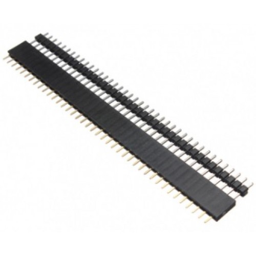 Pin Header -40 Pins Male-Male + Male-Female - 3 stuks