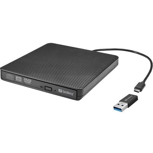 DVD-Rewriter Extern USB C en A Sandberg 136-62 DVD-Rewriter Extern USB C en A Sandberg 136-62
