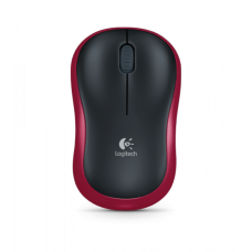 Logitech M185 Rood, Draadloze muis