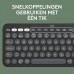 Toetsenbord Logitech Pebble Keys 2 K380S Draadloos Zwart